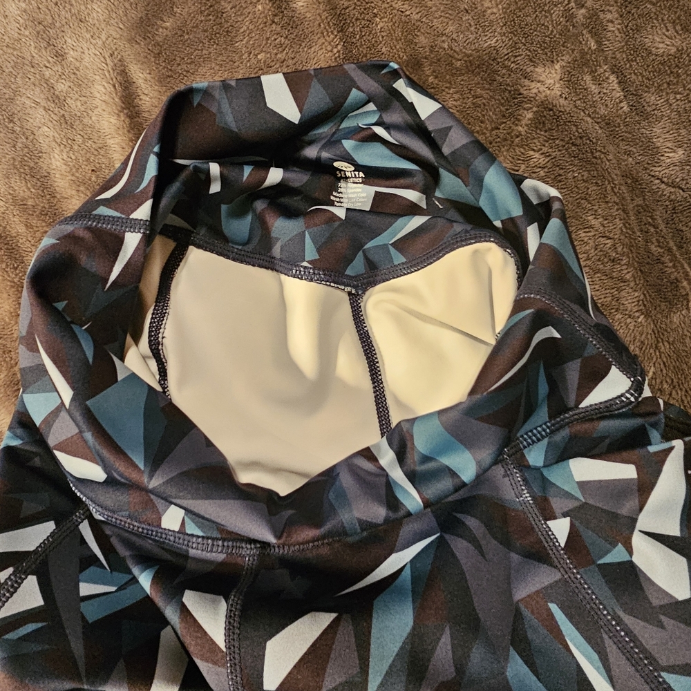 Senita Luxe Pace Leggings Kaleidoscope Blue - Picture 10 of 15